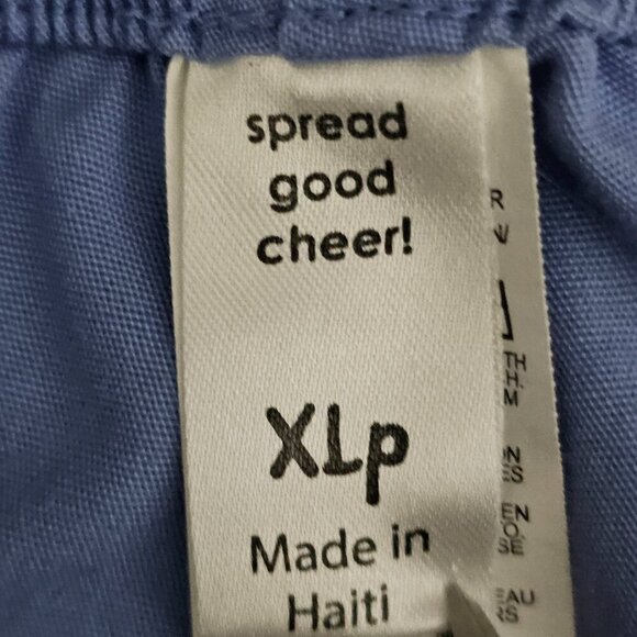 Wonderwink Origins Flare Leg Cargo Blue Scrub Pant - Picture 3 of 7